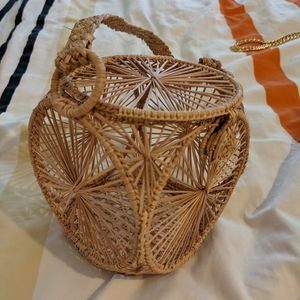 Kaanas Rattan Mini Bag from Anthropologie